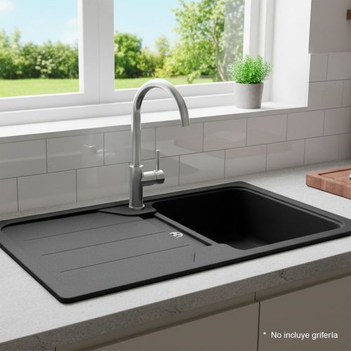 Lavadero Tegranit Para Sobreponer - Negro
