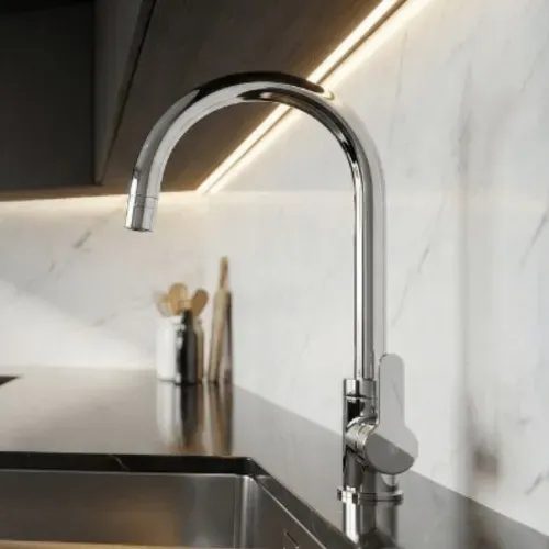 Monocomando Vainsa Mares Colección Maui P/Lavadero Mueble Duracrom