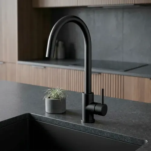 Monocomando Vainsa Mares Bali Black Para Bar Pico B