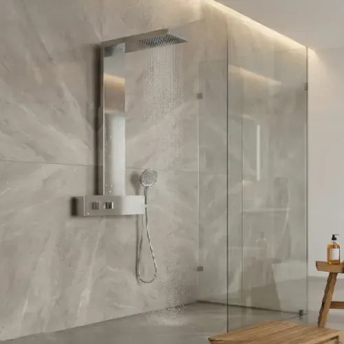 Columna Oxo Para Ducha - Acero