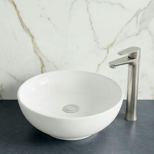 Monocomando Inox Pico Alto