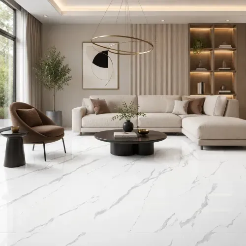 Porcelanato Calacatta Gris Mate - 60X60 cm - 1.44 m2