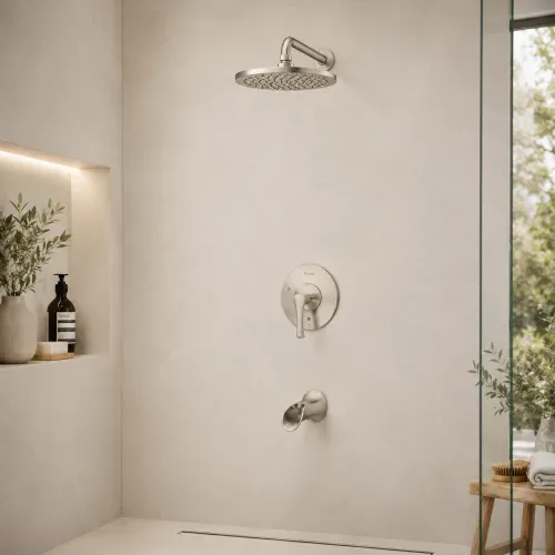 Monocomando Rhen Para Ducha Tina - Cromado