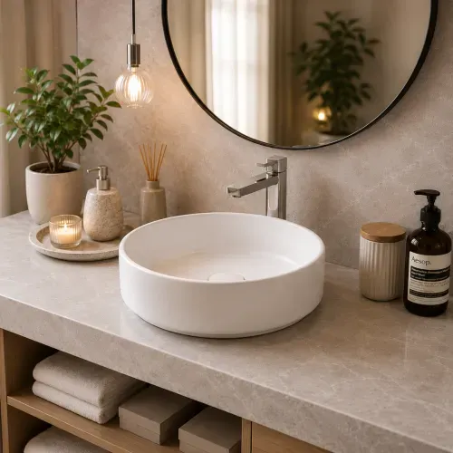 Bowl Slim Redondo De 40 cm Diametro Blanco
