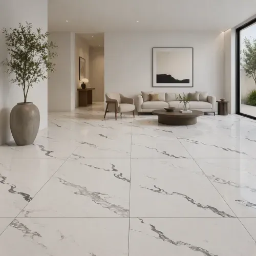 Porcelanato Panda Blanco Pulido - 75X150 cm - 2.25 m2