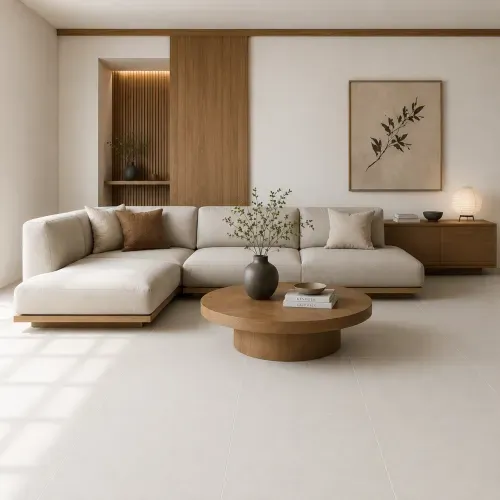 Porcelanato Batela Blanco Mate - 60x60 cm - 1.44 m2