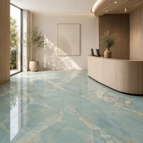 Porcelanato Bluete Onyx Azul Pulido - 60X120 cm - 1.44 m2