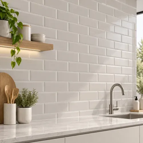 Mayólica Metro Quartz Brillante -10x20 cm - 1.00 m2