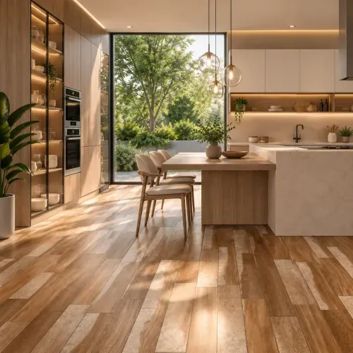 Porcelanato Mix Wood Beige Mate - 20x120 cm - 1.44 m2
